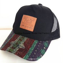Washed Contrast Stitches Binding Embroidery Sport Baseball Cap